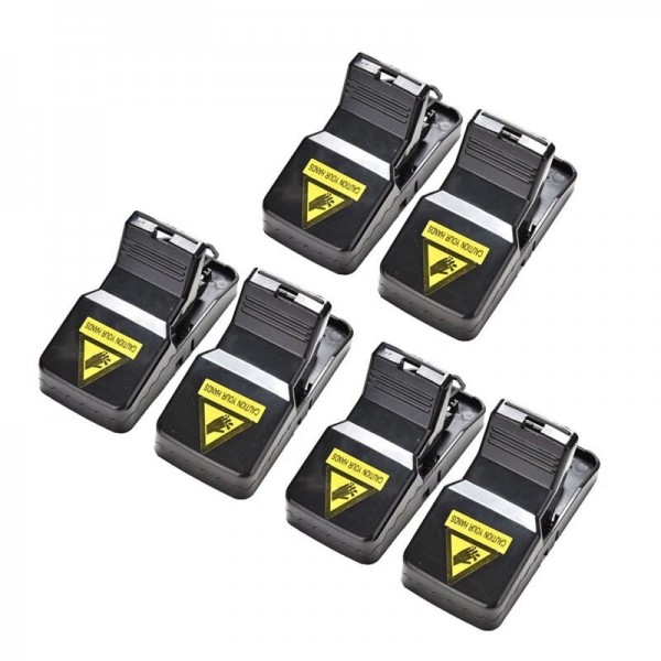 2/4/6 PCS Reusable Rat Catching Mouse Traps Bait Snap Spring Rodent Catcher Pest Controller - 2Pcs