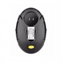 Ultrasonic Insect Repeller Adjustable Frequency Band Rat Mice Mosquito Control Device - Black&amp;EU Plug