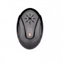 Ultrasonic Insect Repeller Adjustable Frequency Band Rat Mice Mosquito Control Device - Black&amp;EU Plug