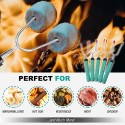 5-20PCS 34 Inch Telescoping BBQ Fork BBQ Roasting Sticks Skewer Fork BBQ Tool - #1