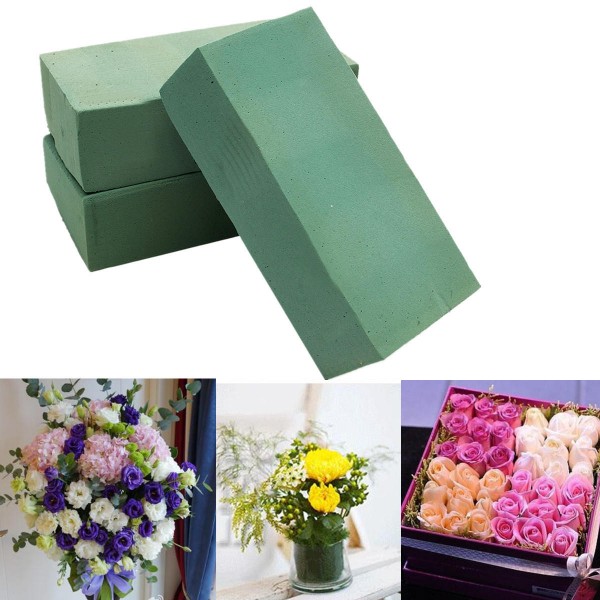 20pcs Artificial Brick Block Fresh Dry l Foam Flower Holder Craft Container Flower Pot