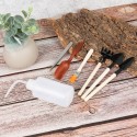 16/7Pcs Gardening Tool Miniature Set Hand Transplanting Succulent Planting Kits - C