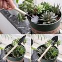 16/7Pcs Gardening Tool Miniature Set Hand Transplanting Succulent Planting Kits - C