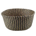 Seagrass Storage Basket Flower Pot Rattan Plant Toys Holder Container Decor - M