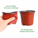 130PCS Plastic Plant Flower Pots 4'' Succulent Nursery Drainage Holes Pot - #1