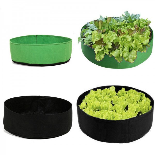 80x30cm Planting Grow Bag Raised Plant Bed Garden Flower Planter Vegetable Bag - Green