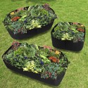 Garden Plant Bed 4/8-Hole Rectangular Planting Container Planting Bag Planter Potted - S