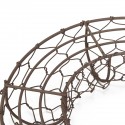Gardening Round Iron Hanging Planter Pot Flower Pot Wire Wreath For Succulent Plant Decorations