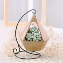 Gardening Ceramic Hanging Succulent Flower Pot Stand Indoor Flower Decorations Diamond Planter - Square