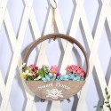 20/25cm Flower Pot House Garden Plant Holder Hanger Wall Hanging Rope Basket  - #4