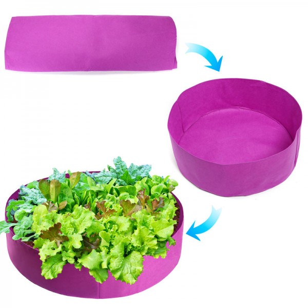 Growing Bag Organic Compost Box Eco-Friendly Compost Storage Round Planting Container for  Home Garden Vegetable Strawberry Pota