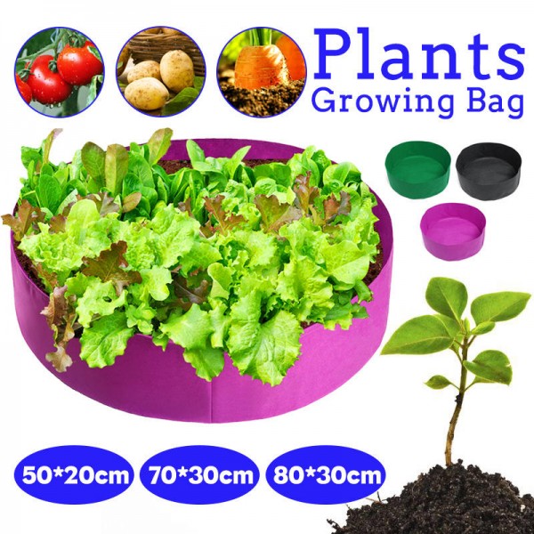 Growing Bag Organic Compost Box Eco-Friendly Compost Storage Round Planting Container for  Home Garden Vegetable Strawberry Pota