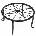 Wrought Iron Pot Plant Stand Flower Shelf Rack Holder Indoor Garden Display  - Copper