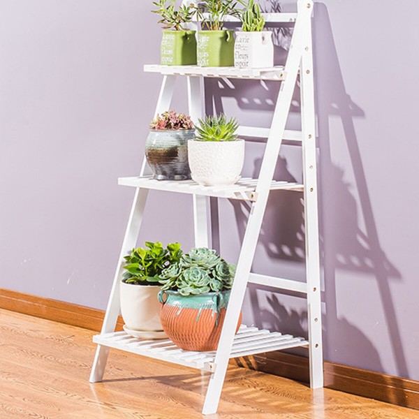 3 Tier Flower Pot Plant Stand Flower Planter Rack Shelf Shelves Organizer for Garden Balcony - 70cm