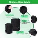 4/6pcs Strawberry Grow Bags Growing Pot 8 Side Grow Pockets Large 10 Gallon - #1
