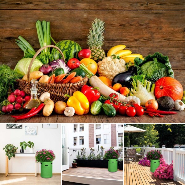 Non-woven Fabric Heat Dissipation Grow Bag Breathable Biodegrable Eco-friendly Plant Grow Bag