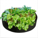 Fabric Plants Growing Raised Bed Garden Flower Elevated Vegetable Box Grow Bag Planting Grow Box - 90*30cm Black