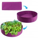 Fabric Plants Growing Raised Bed Garden Flower Elevated Vegetable Box Grow Bag Planting Grow Box - 90*30cm Black