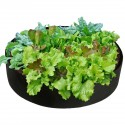 Fabric Plants Growing Raised Bed Garden Flower Elevated Vegetable Box Grow Bag Planting Grow Box - 90*30cm Black