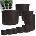 Black Thickening Fabric Pot Plant Pouch Root Container Grow Bag Tool Gift - 3
