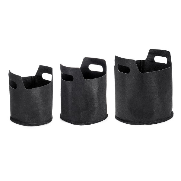 Grow Bag Fabric Planter Pot Potato Tomato Flower Fruit Vegetable Reusable Pouch - A