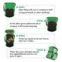 2X Outdoor Raised Elevated Garden Bed Planter Box Fabric Grow Bag Pot Flower