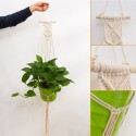 1M Pot Holder Macrame Plant Hanger Hanging Basket Hemp Rope Braid Craft  Decoration