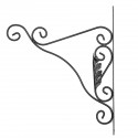 Cast Iron Garden Hanging Basket Hook Bracket Planter Home Wall Ornate Decoration - 1