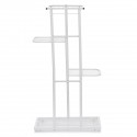 4 Layers Retro Iron Flower Stand Pot Plant Display Shelves Garden Home Decoration - White