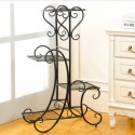 4 Tier Metal Shelves Flower Pot Plant Stand Display Indoor Outdoor Garden Home - #1