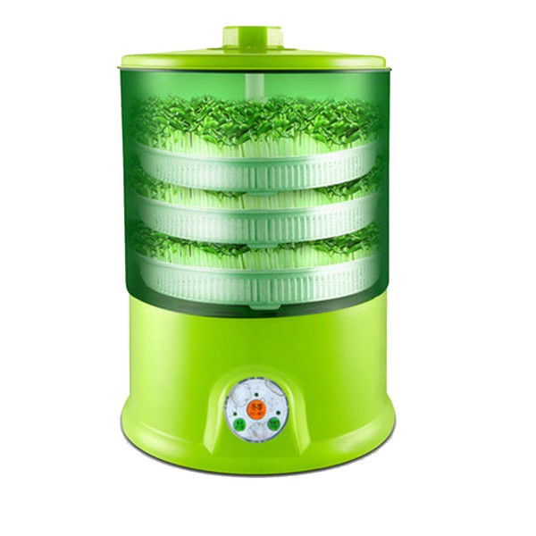 Homemade Multifunctional Bean Sprouts Machine 220V Automatic1.5L 3-layers Sprouts Machine