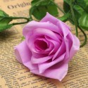 2.4m Artificial Plastic Rose Flower Green Leaves Garland Home Garden Wedding Party Decorations - Pink