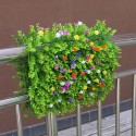 Emulational Ivy Artificial Ivy Leaf Plastic Garden Screen Rolls Wall Landscaping Turf Plant Garden Fence - #3