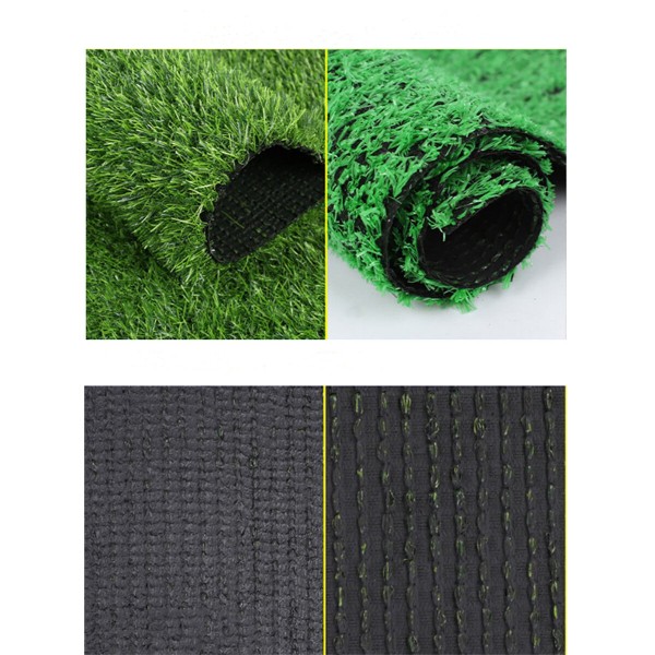 Dense Artificial Turf Grass Synthetic Realistic Indoor Outdoor Mat Yard Garden - 1