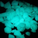 1000g Artificial Glowing Rubbles Garden Path Flower Pot Decor Landscape Noctilucent Stones - Yellow Green