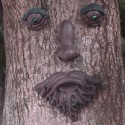 Outdoor Tree Old Man Art Sculpture Tree Sculpture Home Gardening Tree Face for Garden Decoration