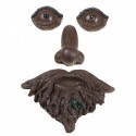 Outdoor Tree Old Man Art Sculpture Tree Sculpture Home Gardening Tree Face for Garden Decoration