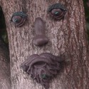 Outdoor Tree Old Man Art Sculpture Tree Sculpture Home Gardening Tree Face for Garden Decoration