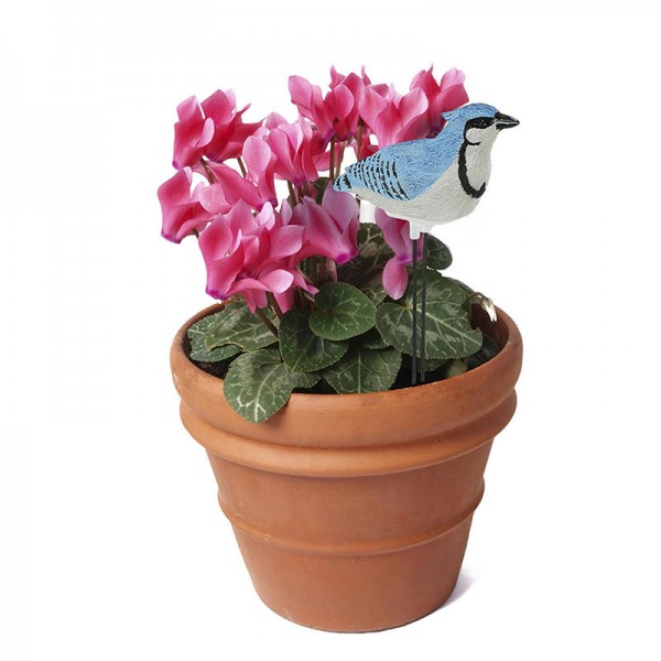 Plant Pal Soil Moisture Meter Alarm Cardinal Goldfinch Singing Voice Flower Bonsai Testing Tool - Coffee