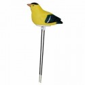 Plant Pal Soil Moisture Meter Alarm Cardinal Goldfinch Singing Voice Flower Bonsai Testing Tool - Coffee