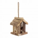 Vintage Wooden Bird House Nesting Box Small Wild Birds Nest Home Garden Decoration