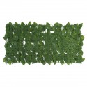 0.5M Outdoor Artificial Faux Ivy Leaf Privacy Fence Screen Decor Panels Hedge Garden Wall Cover - Evergreen Leaf