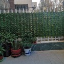 0.5M Outdoor Artificial Faux Ivy Leaf Privacy Fence Screen Decor Panels Hedge Garden Wall Cover - Evergreen Leaf