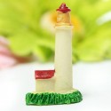 Mini  Lighthouse Micro Landscape Decorations Garden DIY Decor - Yellow