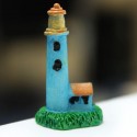 Mini  Lighthouse Micro Landscape Decorations Garden DIY Decor - Yellow