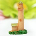 Mini  Lighthouse Micro Landscape Decorations Garden DIY Decor - Yellow