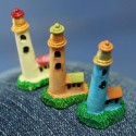 Mini  Lighthouse Micro Landscape Decorations Garden DIY Decor - Yellow