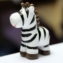 Mini Cute Zebra Micro Landscape Decorations Garden DIY Decor -  Pink