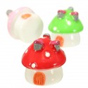 Miniature Mushroom Ornament Potted Plant Landscape Garden DIY Decor -  Pink