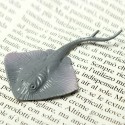 Mini Fish Whale Micro Landscape Decorations Garden DIY Decor - Blue spots flat fish